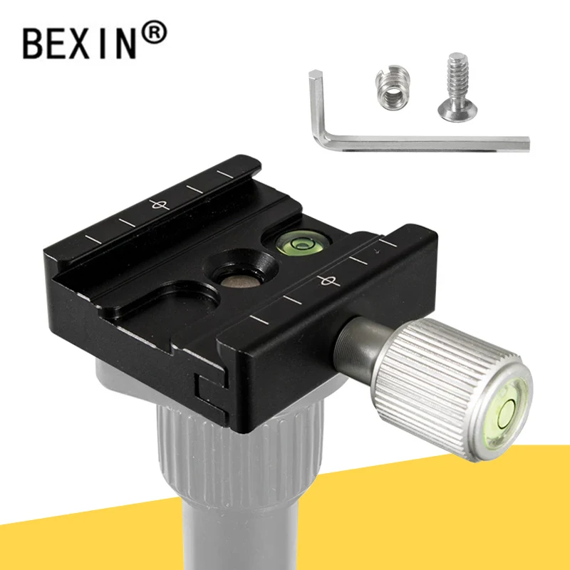 QR50A Universal Quick Release Clamp Plate Tripod Clamp SLR Camera