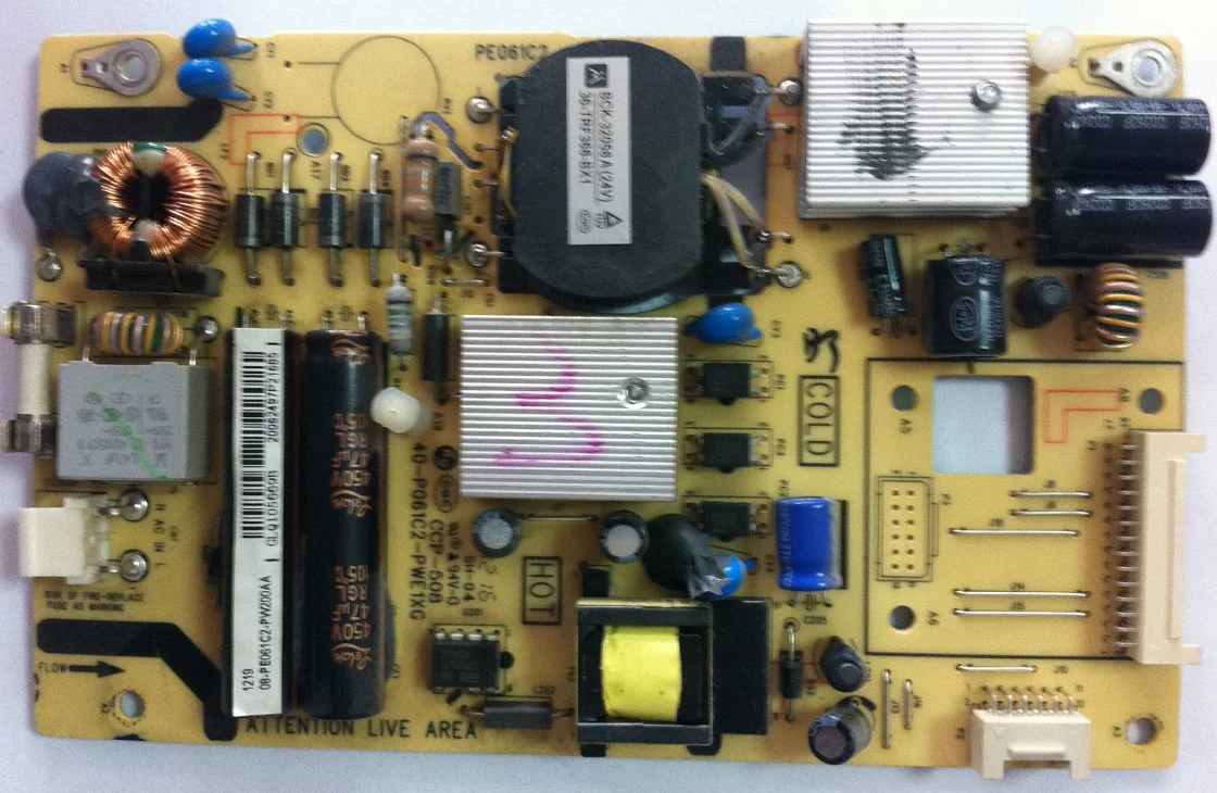 Запчасти для телевизора блок питания Power Supply Board Mystery MTV-3219LW 40-P061C2-PWE1XG | Электроника