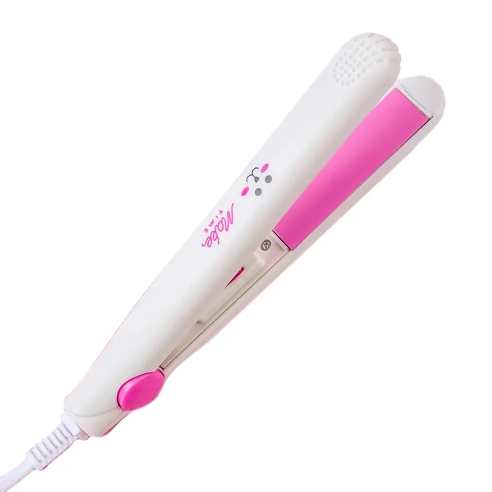 

Portable Bangs Cartoon Mini Straight Clip Straight Curl Dry And Wet Hair Curlers Portable Bangs Clip Electric Roll