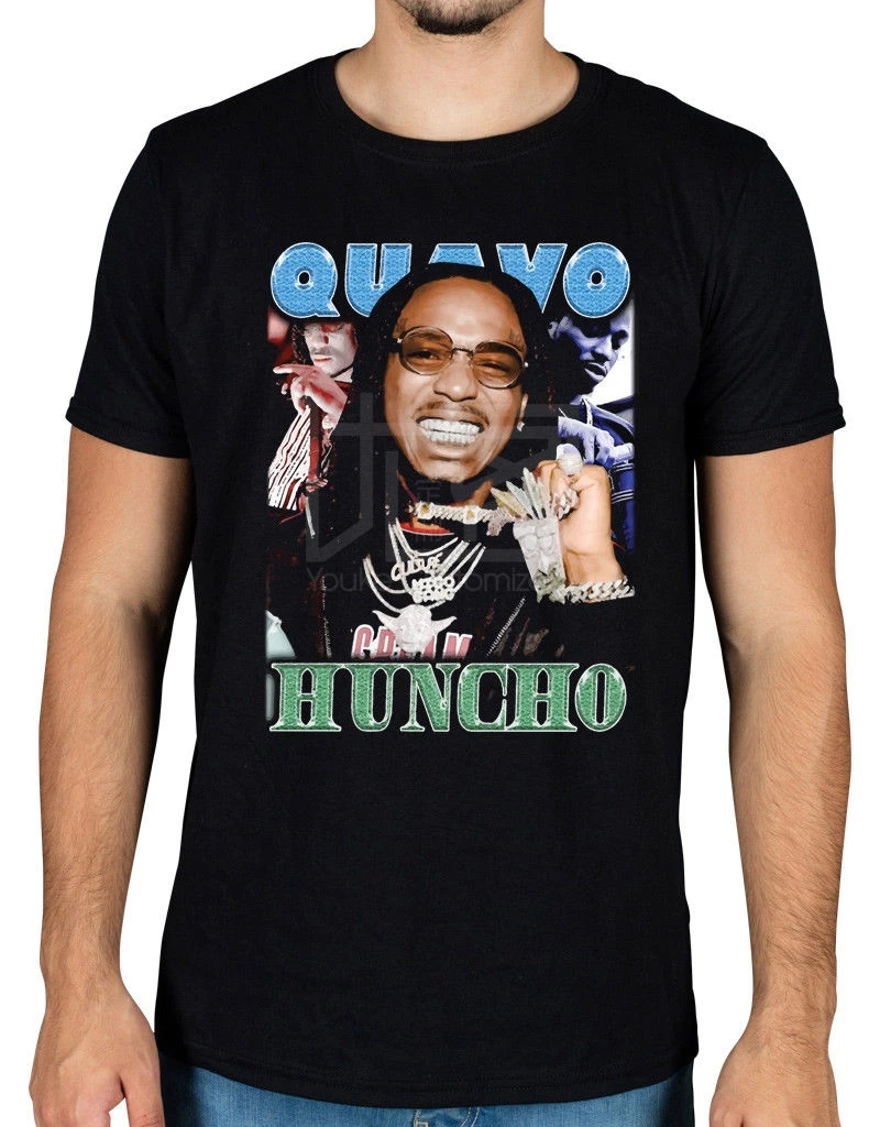 Винтажная Футболка Quavo Huncho Migos Walk It Talk Culture 2018 футболка с коротким рукавом и