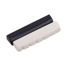 

6 String Classical Guitar Bone Bridge Saddle And Nut Ivory Set Music Instruments Replacement Spare Part White Guitar Parts