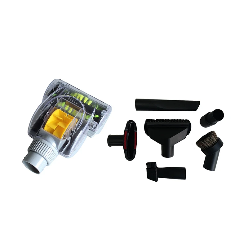

1Pcs Vacuum Cleaner Clear Mites Brush Suction Head for Sofa and Bed Vacuum Cleaner Accessory & 6Pcs Cleaning Kit Brush Nozzle Cr