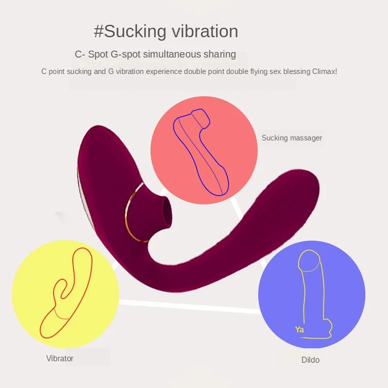 Clitoris Sucking Vibrator Vagina Suction Device G-spot Vibrator Female Masturbation Device Appeal Sex Products -40