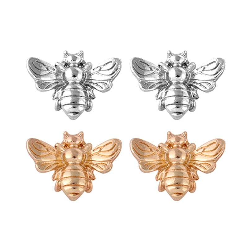 Cute Tiny Bee Earring Jewelry Cute Honey Bee Earrings Stud Unique Earrings Jewelry For Women Gifts 5 Styles