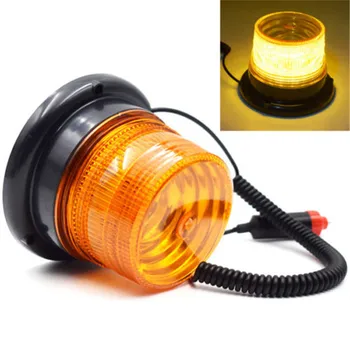 

Autos Magnetic LED Emergency Beacon Flash Strobe Warning Light Amber 40W Perfect