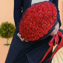 99 шт/букет, искусственный цветок, мыло, роза, искусственные розы, цветы, подарки для свадьбы, вечеринки, дома, на День святого Валентина, подарок на свадьбу