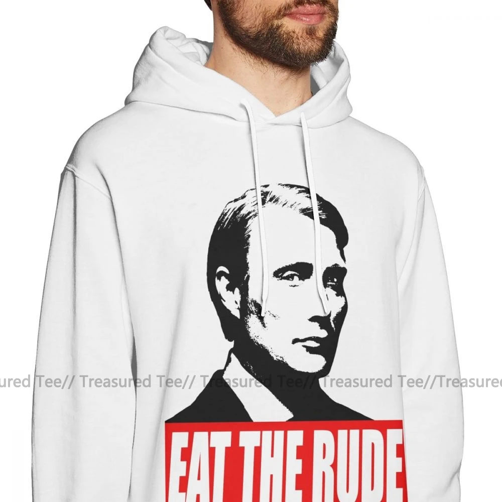 Hannibal худи EAT THE RUDE Hannibal толстовки Длинные мужские пуловеры худи хлопок х Красный теплые Популярные свободные толстовки