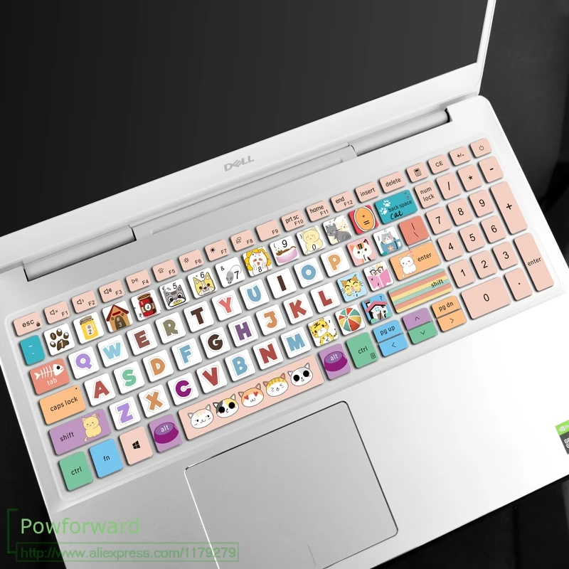 Ноутбук клавиатура кожного покрова протектор для DELL Inspiron 15 7000 7590 7591 5000 5584 i5584 i7590 i7591 15,6 дюймов