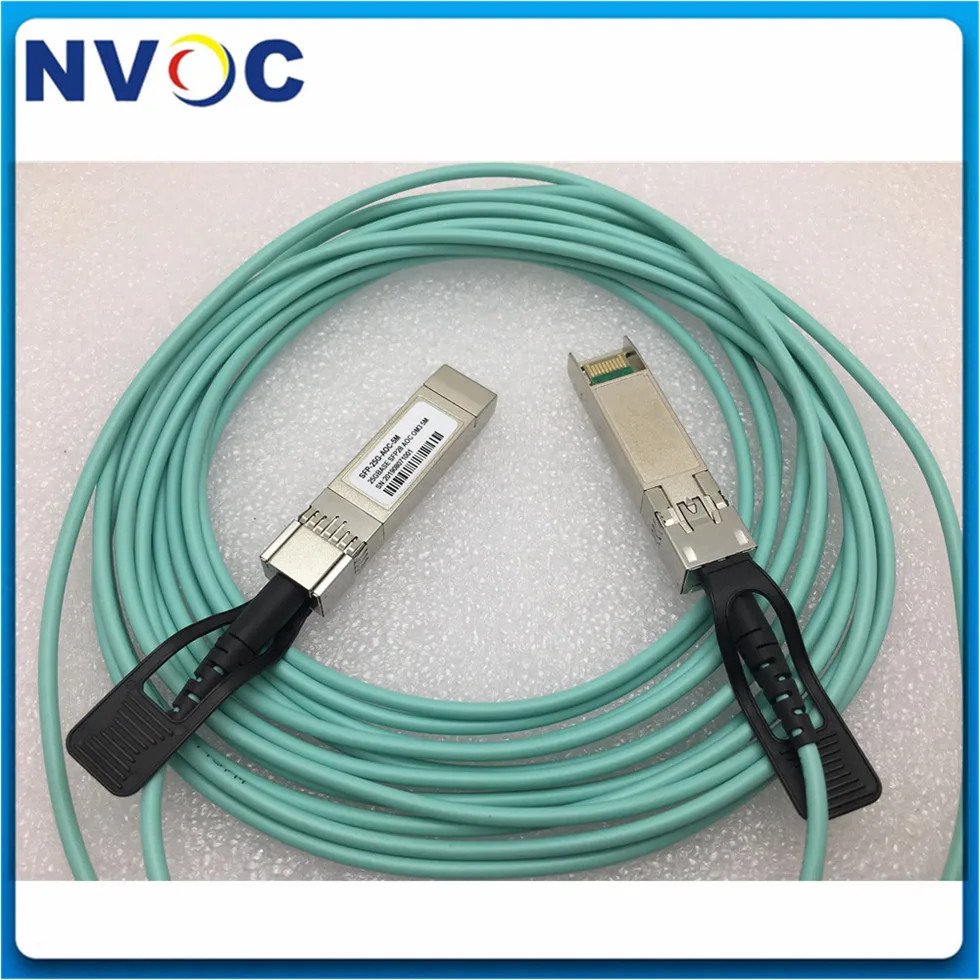 Бесплатная доставка 25G SFP28 к AOC волоконный кабель 1 м 3 5 10 20 30 SFP модуль OM3 активный