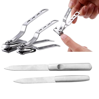

4pcs Rotating Nail Clipper 360 Degree Nail Clippers Nail Files Trimmer Manicure Tools For Home Travel Women Men Finger Foot Care