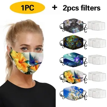 

1PC Mouth Face Scarf Foggy Haze Washable Reusable Protective Mouth Face Coldproof Set Face Protect