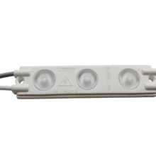 300 шт. 1,6 Вт 220 В светодиодный модуль SMD 2835 3 светодиодный s IP65 Водонепроницаемый Инжекционный объектив супер яркий для рекламы светильник подсветка