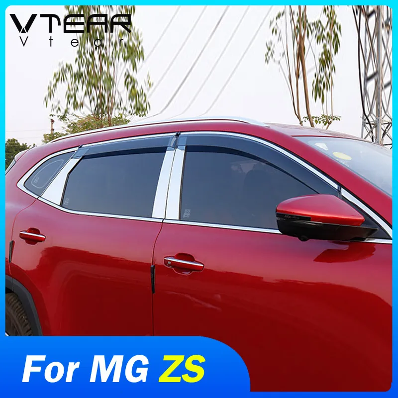 Vtear Auto Window Visor Rain Shield Exterior Protectors Antisun