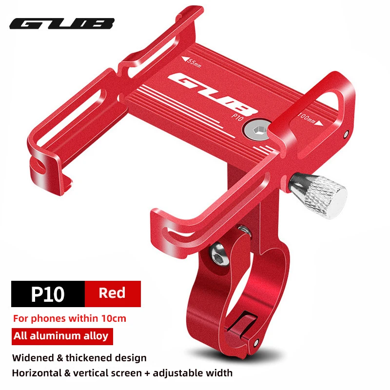 Supporto Per Cellulare Da Bicicletta GUB In Alluminio - Per Bici, Moto, E-bike E Scooter - Foto 4