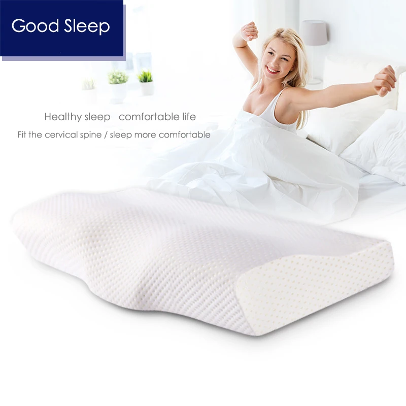 Memory Foam постельные принадлежности защитная подушка для шеи медленный отскок Подушка-бабочка здоровья затылочный шейный размер в 50*30 см
