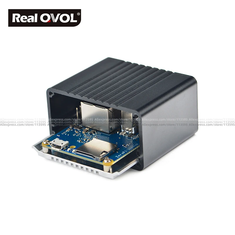 RealQvol FriendlyARM NanoPi ZeroPi 512 МБ ОЗУ Гбит/с Ethernet Cortex A7 макетная плата Allwinner mini linux плата pi zero