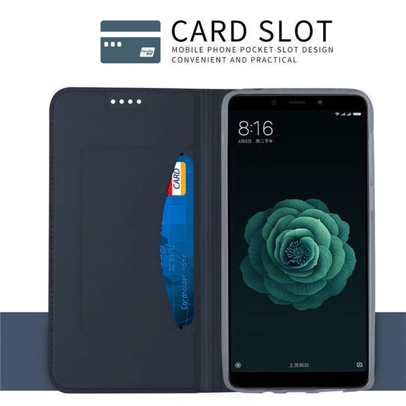Для Xiaomi mi 8 9 SE 9T A1 A2 A3 Lite F1 Red mi 4X 5A 6 6A S2 Note 8 iPhone 7 6 Plus 5 iPad Pro магнитная кожа флип чехол держатель для карт чехол-книжка