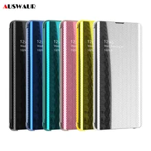 4G умный зеркальный рамочный чехол-книжка для телефона чехол для samsung Galaxy S7 край S8 S9 S10 плюс S10E Note 8 9 10 Pro A750 A7 A70 A50 A30