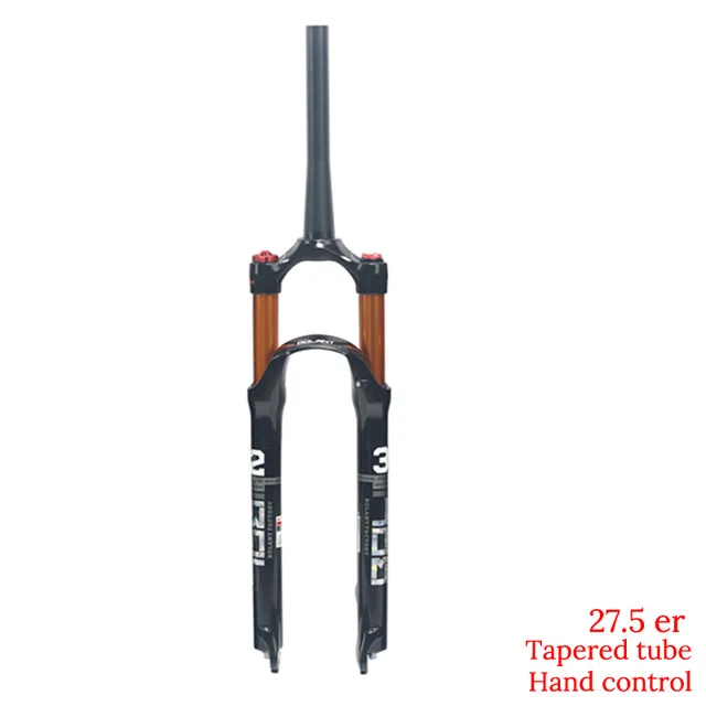 27.5er Tapered Hand Bolany Magnesium Legering MTB Fiets Vork Supension Lucht 26/27. 5/29er дюймовый горный велосипед 32 RL100mm Vork Voor EEN Fiets Accessoi - Цвет: 27.5er Tapered Hand