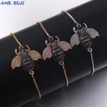 MHS. SUN, дизайн, кубический циркон, насекомое, очаровательные браслеты, модное ювелирное изделие для женщин, подарок, AAA CZ, браслет, браслеты, 1 шт., высокое качество