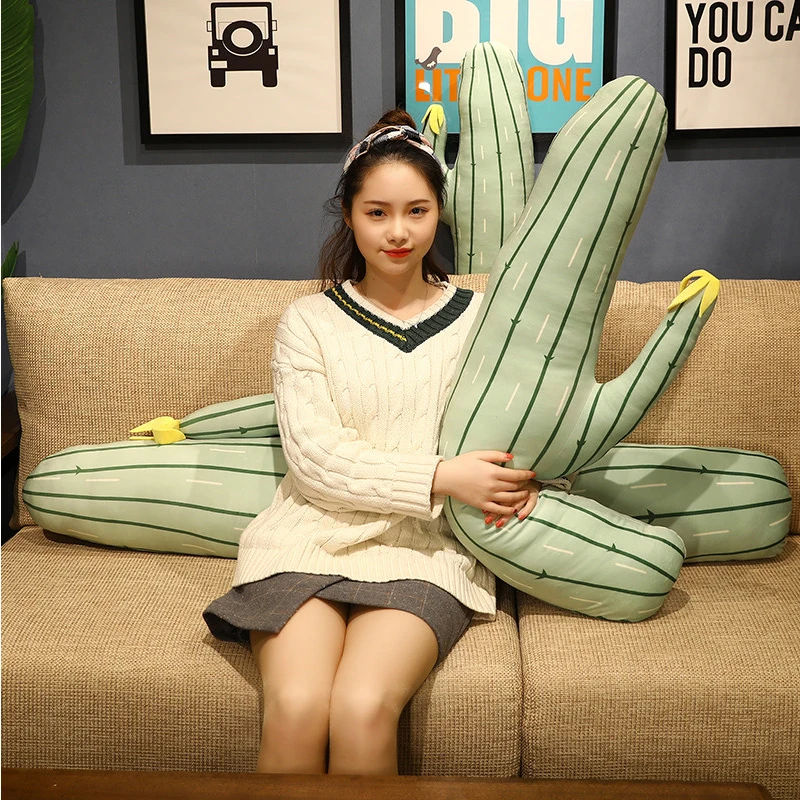 

New Arrival 60-140CM Simulation Cactus Plush Toys Kawaii Stuffed Soft Pillow For Children Baby Kids Toys Classic Birthday Gifts