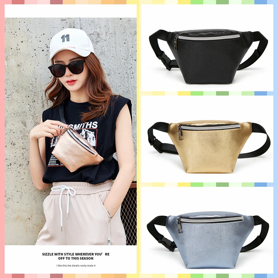 Акция Женские поясные сумки на молнии маленький карман нагрудная упаковка
