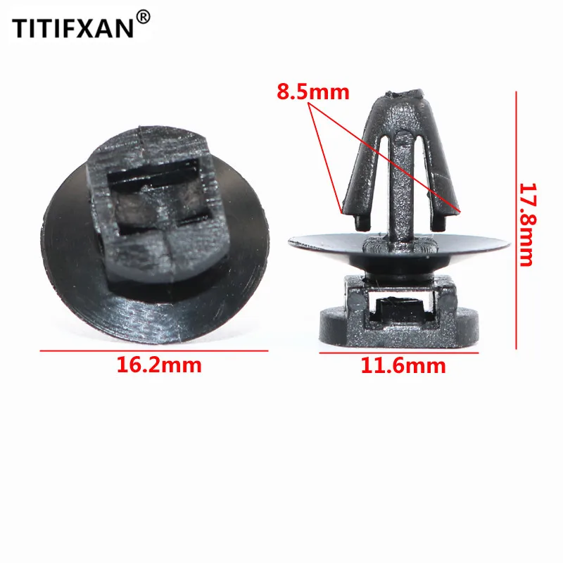 10PCS Automotive sheet metal M6 mm aperture fixed cable ties base strap