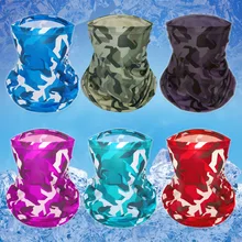 1 шт. камуфляж летний лед унисекс маска для лица из дышащего материала для взрослых маска для лица на открытом воздухе Спорт бег Велосипедный спорт анти-УФ маска для лица