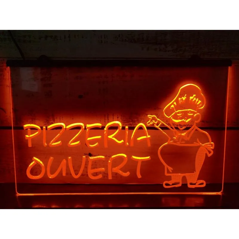 PizzeriaouvertオープンピザショップLEDネオンライトサイン-j188 AliExpress Mobile