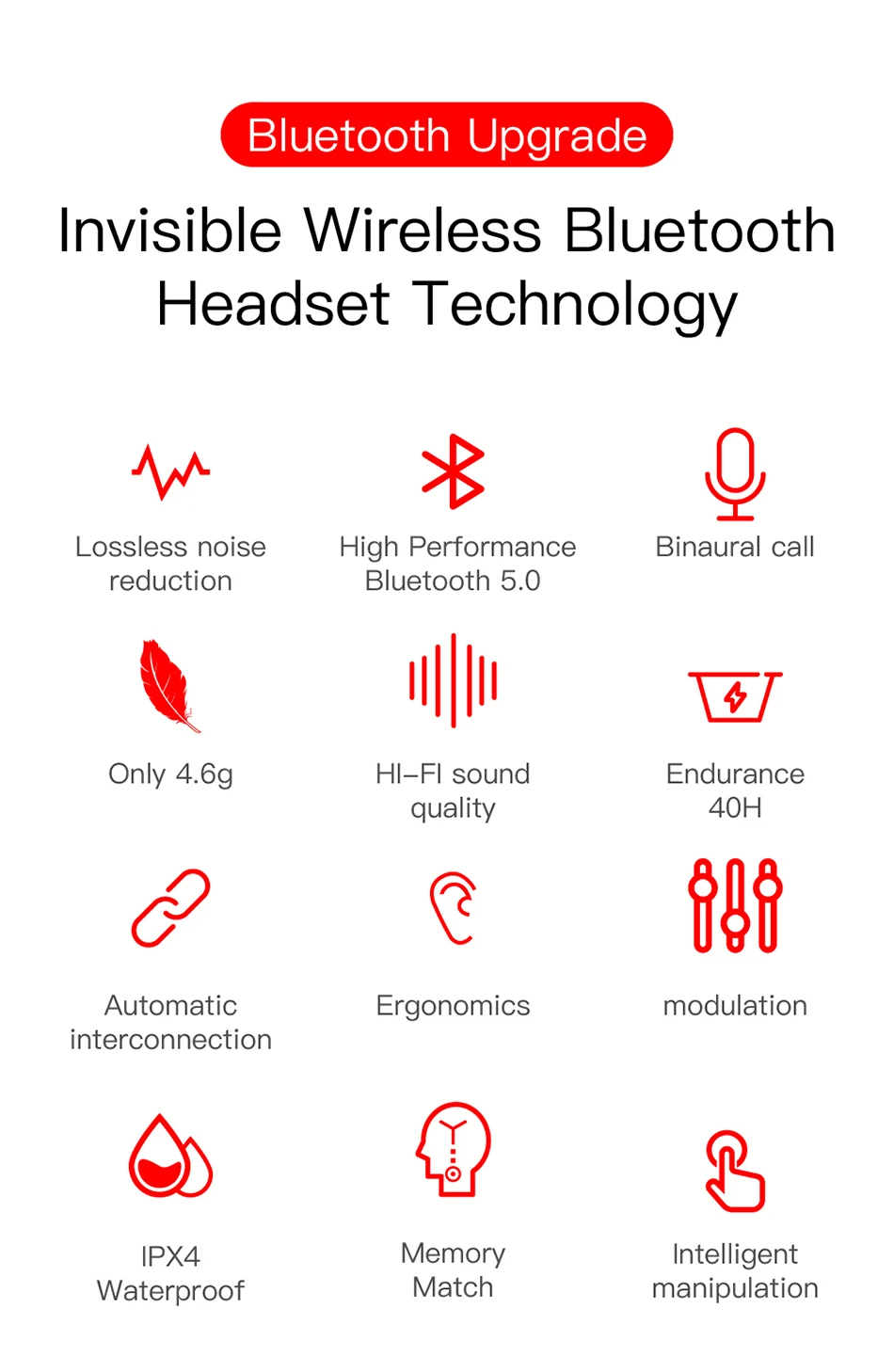 TWS Bluetooth наушники 5,0 настоящие Беспроводные наушники с микрофоном Handsfree AI управление для xiaomi Redmi наушники для iphone стерео гарнитура
