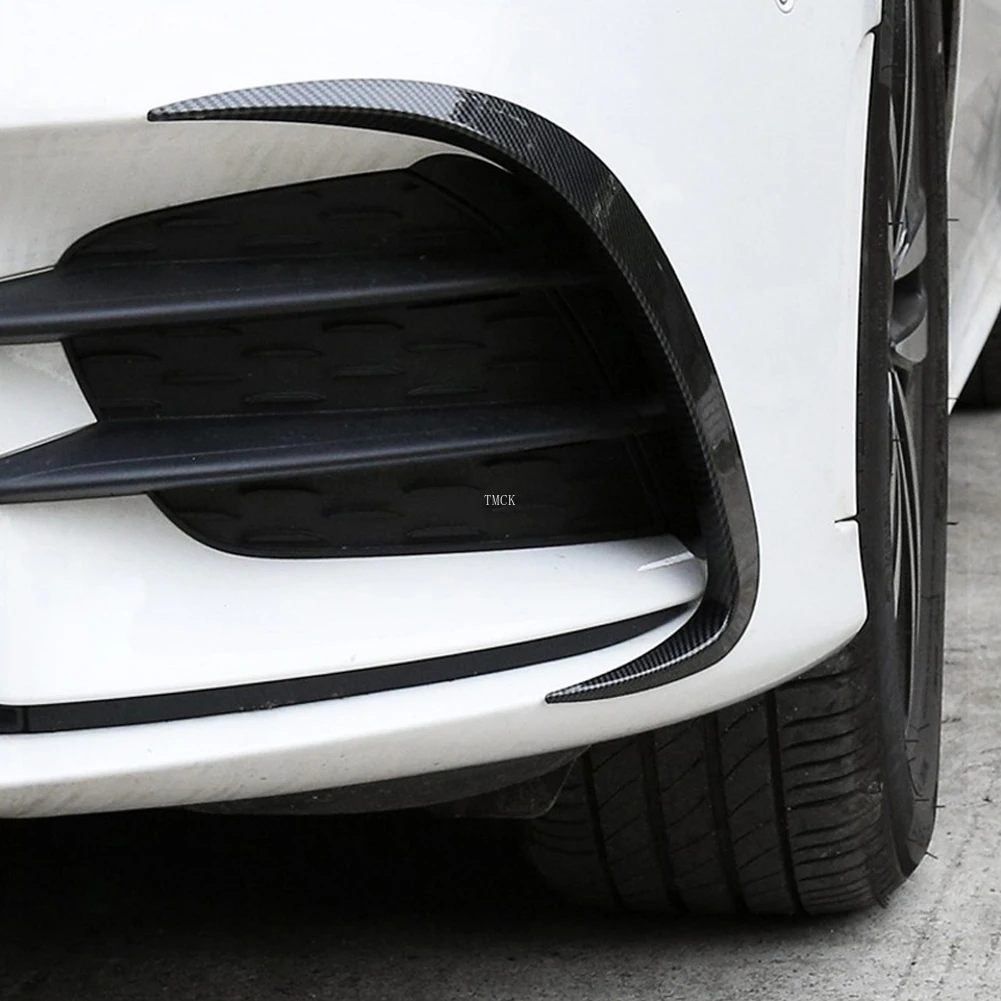 Car Styling Front Bumper Fog Lamp Cover Trim Stickers Accessories for Mercedes Benz A Class W177 V177 A180 A200 A220 A250 2019+