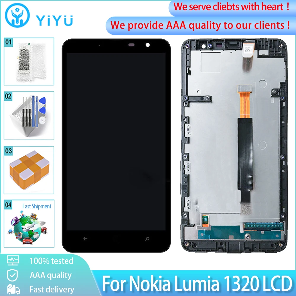 6 0 &quotчехол с подставкой и отделениями для карт NOKIA Lumia 1320 RM-994 RM-995 RM-996 ЖК-дисплей