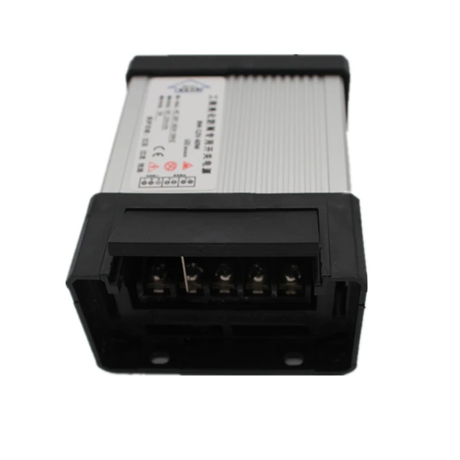 LED 야외 방수 전원 공급 장치 DC12V 5000ma 5A 60W LED 드라이버 조명 변압기 알루미늄 드라이버 상자 포함