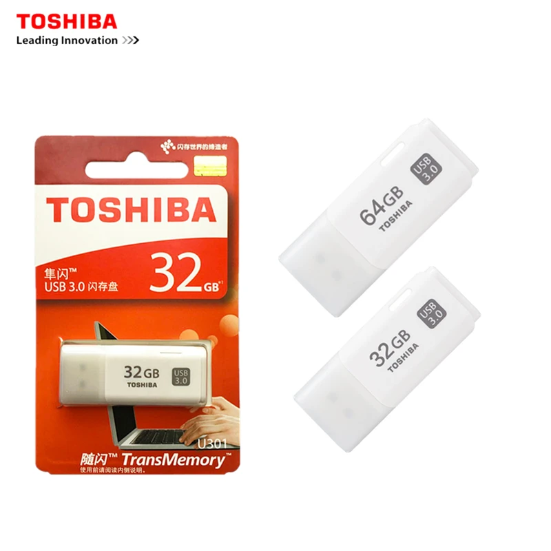 TOSHIBA U301 USB3.0 флеш-накопитель 64 ГБ 32 ГБ флеш-накопитель мини-карта памяти Флешка U диск на большой палец диски U диск флэш-накопитель