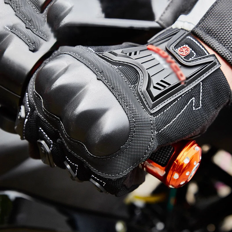 Motorcycle all finger gloves touch screen all year round cycling motorcycle riders fall proof cross-country gloves man