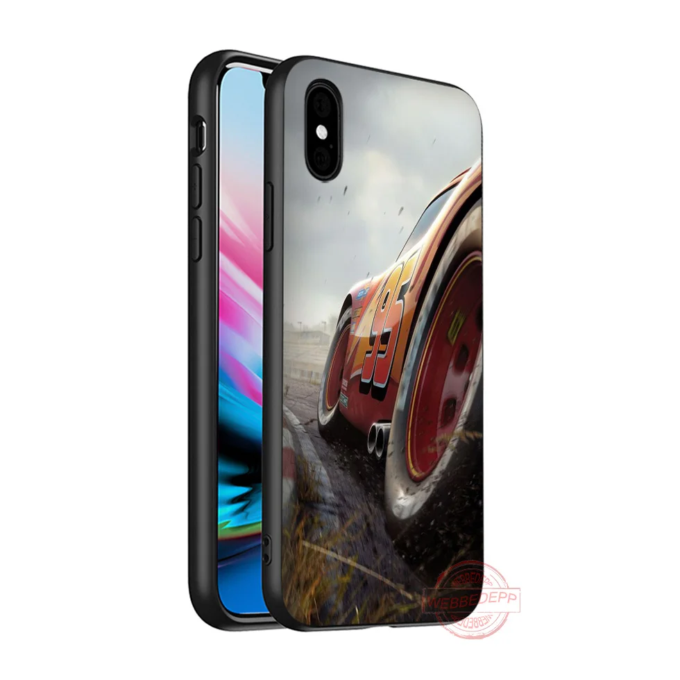 1 Мягкий силиконовый чехол для телефона WEBBEDEPP Lightning mcqueen для iPhone 5 6 7 8 Plus X XS XR XS Max.11 11peo 11proMax - Цвет: 1