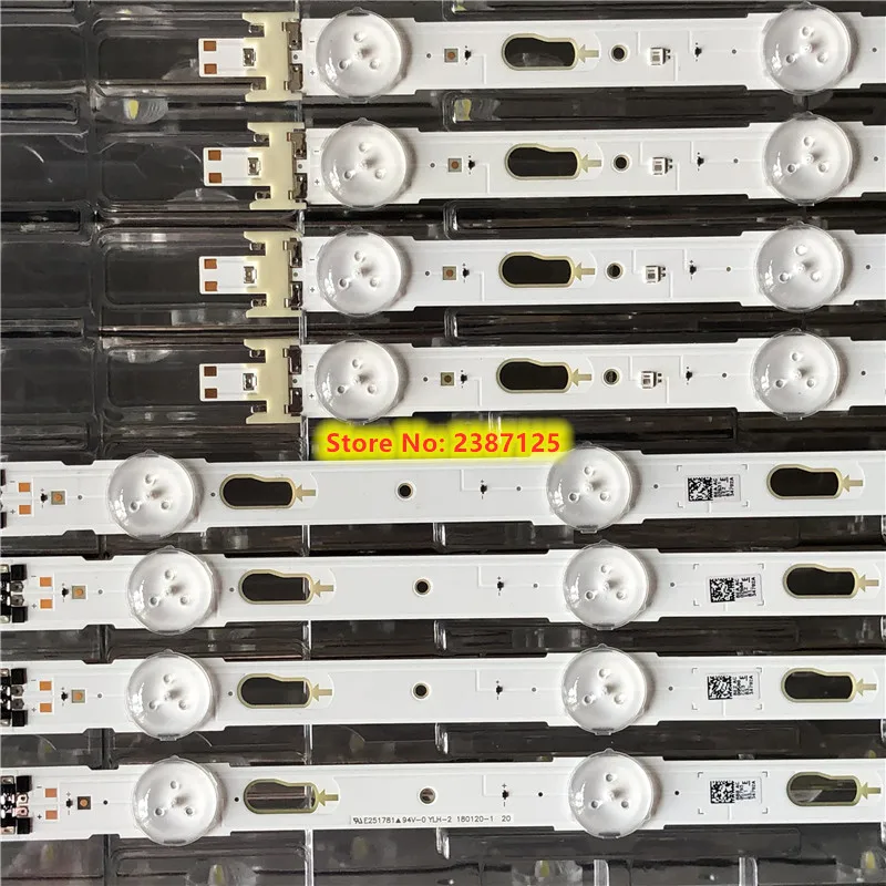 8 шт. светодиодный подсветка полосы 4+ 5lmaps MU6100-40INCH-R-5EA-170724-4 MU6100-40INCH-L-5EA-170724-4 для Sam sung ТВ 40 дюймов UE40MU6120K