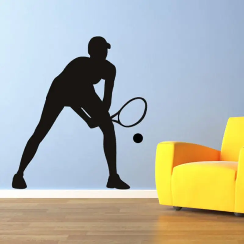Tennis Sticker Car Window Sports Decal Muurstickers Name Posters Vinyl Wall Decals Parede Decor Mural Tennis Sticker