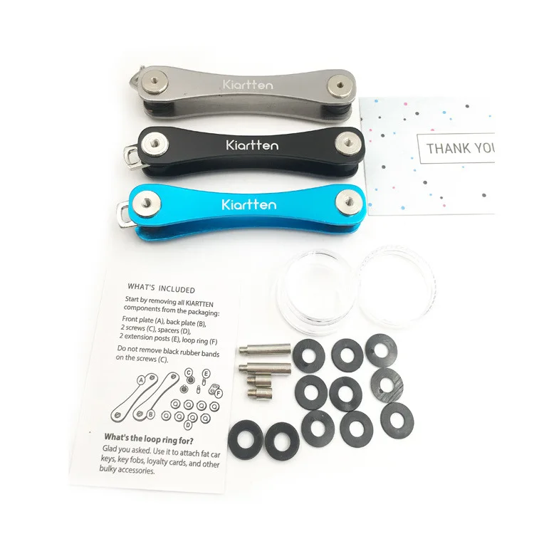 

Amazon New Aviation Aluminum Portable yao chi jia Organizer Set Currently Available KeySmart Gift