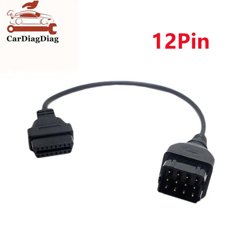 Cavo Per Camion Adattatore Connettore Obd2 Per Gaz 12 Pin A Obd2 Connettore A 16Pin Per Gaz 12 Pin Maschio A 16Pin Femmina Pin Nave Libera G