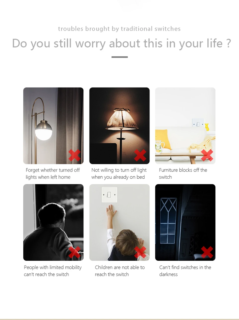 EJLINK Tuya Wifi Smart Switch Push Button Wall Light Switch 220V Smart Home Switch No Neutral Works With Alexa, Google Home (9)