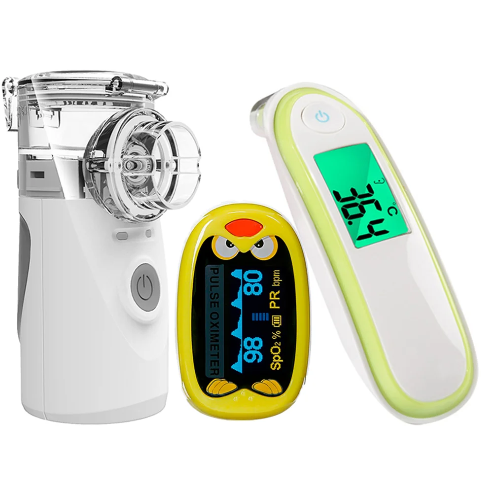 Baby Rechargeable Finger Pulse Oximeter Ear Baby Infrared thermometer