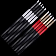 Cross Border поставка стиль силикагель карандаш для маникюра силикагель деревянная клюшка Глина Резьба инструмент маникюрная глина только