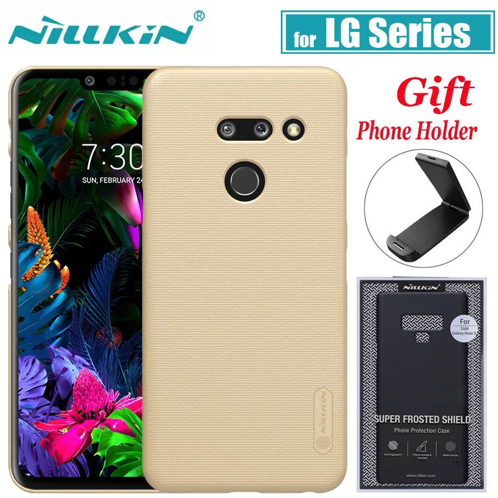 

Nillkin for LG G8 G7 ThinQ V30 Case Super Frosted Matte Hard PC Phone Back Cover Case for LG V30 G6 Q7 G7 G8 ThinQ Nilkin Shell