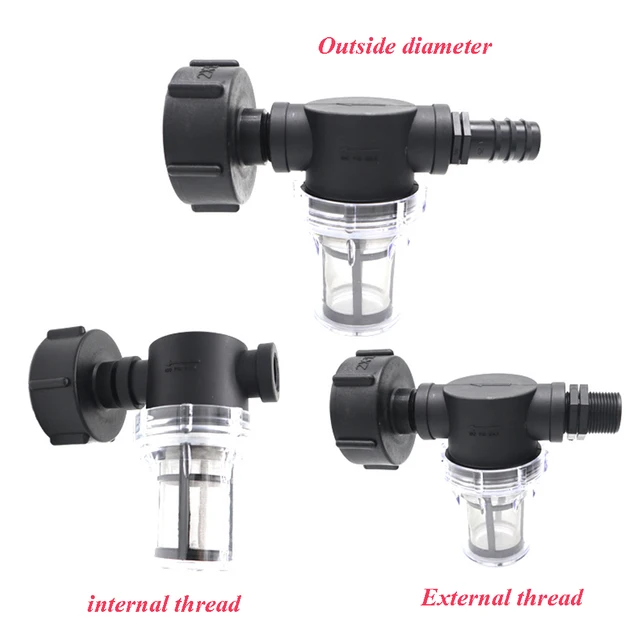 4-6 Kerti Vízgömb Szelep, Tonna Hordószűrő Csatlakozó, Ibc Hordóízület, Tömlő Adapter Nem Mérgező Csatlakozó - Image 3