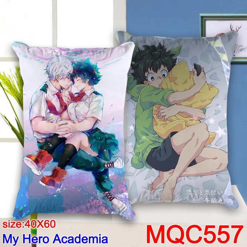 DIOCOS Anime Boku No My Hero Academia Pillow 40x60cm Bedding Cushion Todoroki Shoto Izuku Midoriya Plush Toy Christmas Gift (7)
