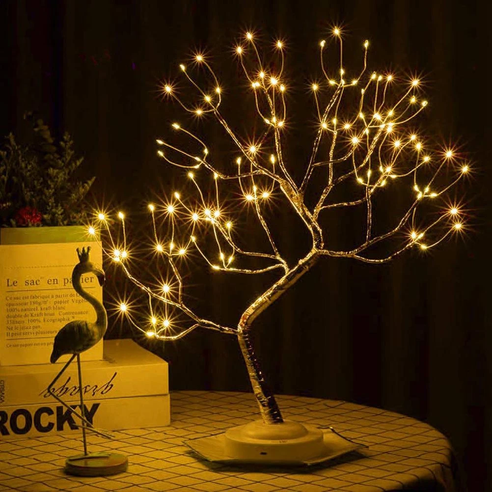 Arrangement Ideaal Bisschop Led Koperdraad Nachtlampje Boom Lichtjes Thuis Decoratie Night Lamp Voor  Slaapkamer Nachtkastje Lamp Usb En Batterij operated|Feest Doe het zelf  Decoraties| - AliExpress