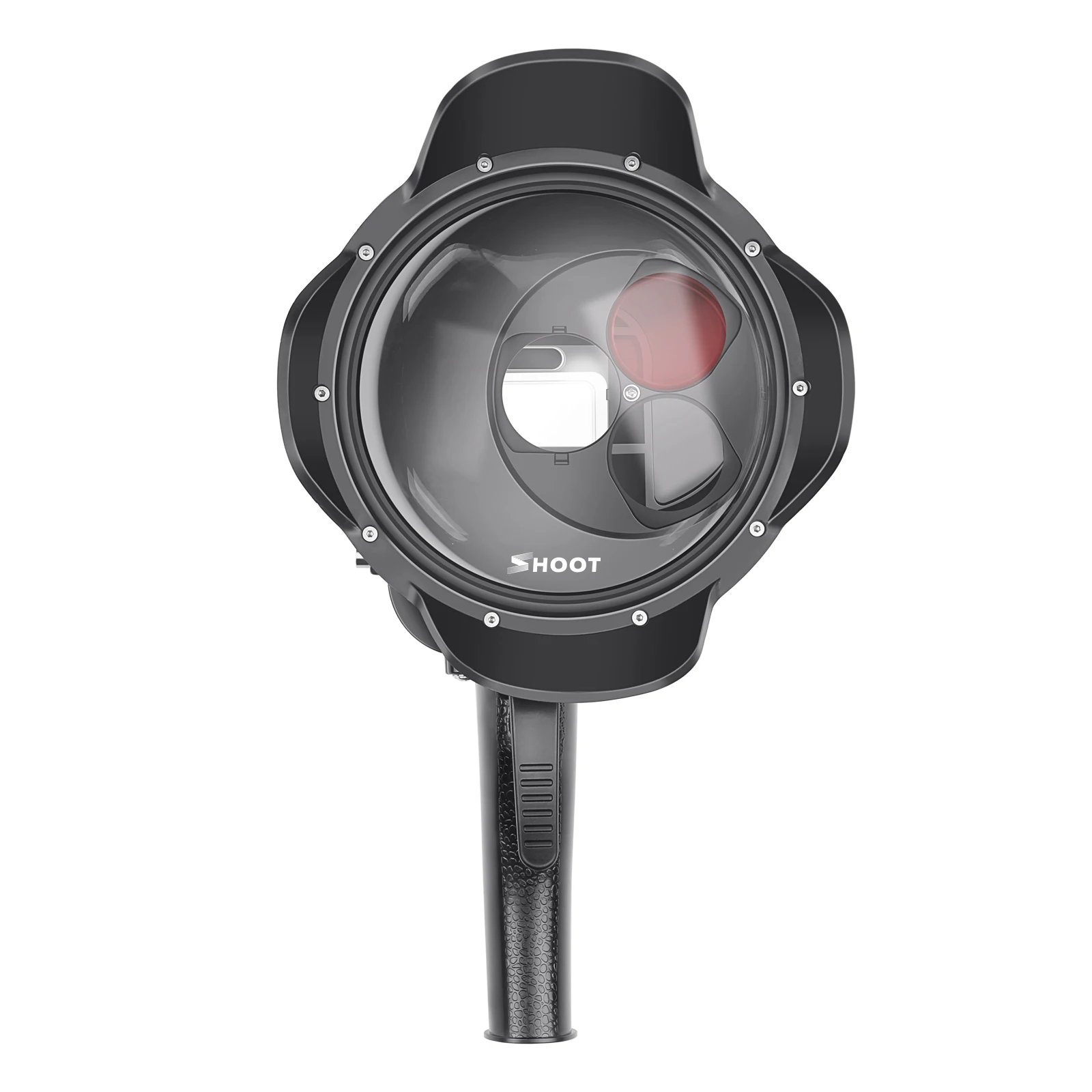 Съёмка подводный купол для GoPro HERO7 6 5 черный с триггерным красным фильтром и 10 макро-фильтр крупным планом для GoPro Hero 8 7