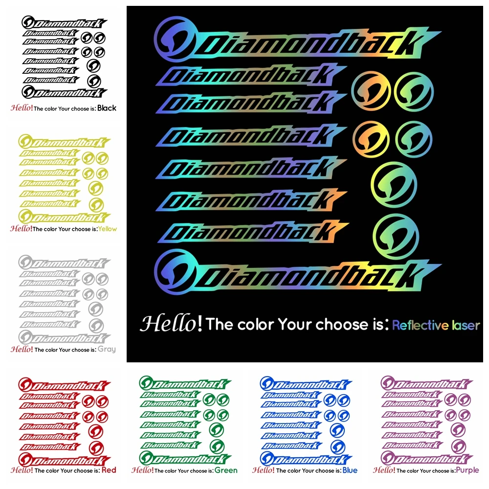For 1set Diamondback Decals Stickers Sheet (cycling, Mtb, Bmx, Road