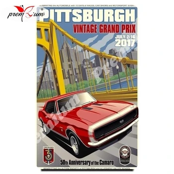 

Fridge magnet souvenir Grand Prix Репринт винтажного постера